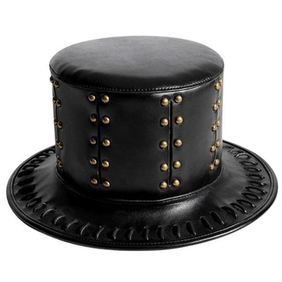 Steampunk Leather Hat - Steampunk Hat