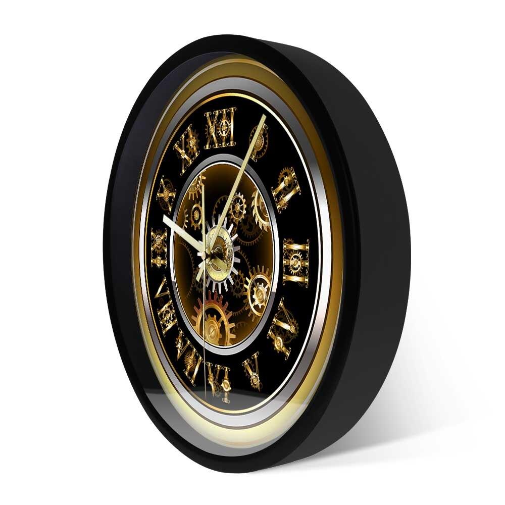 Golden Retro Steampunk Clock – Steampunkstyler