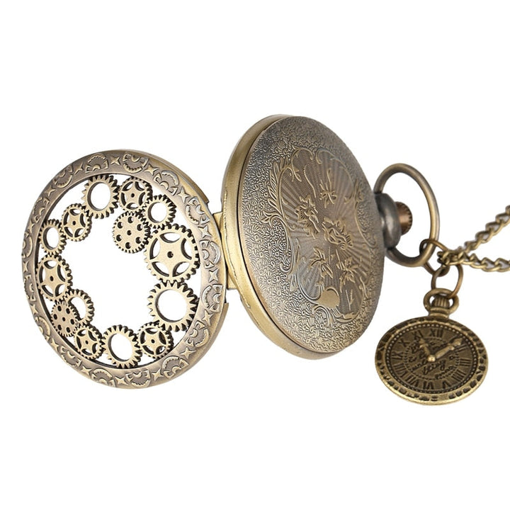 STEAMPUNK MYSTICAL COG POCKET WATCH