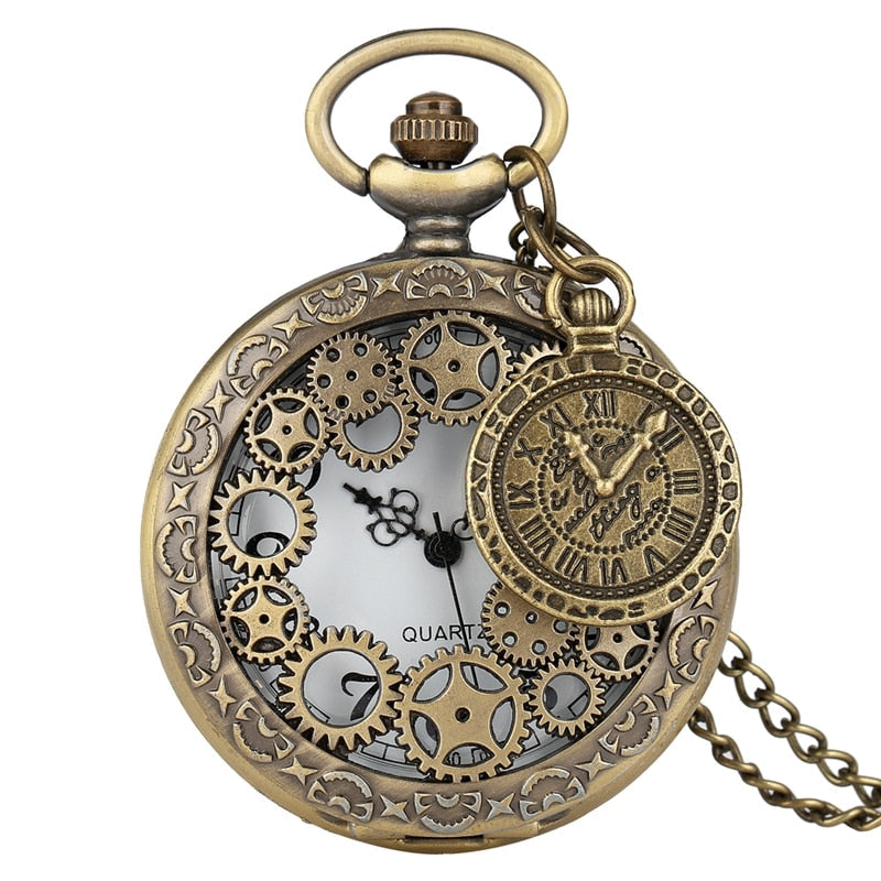 STEAMPUNK MYSTICAL COG POCKET WATCH