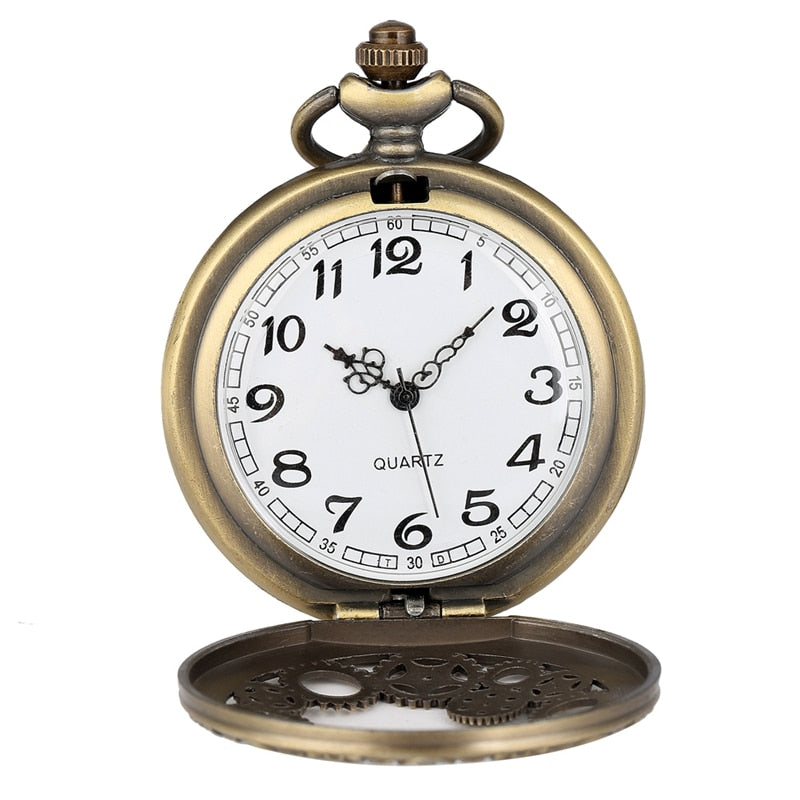 STEAMPUNK MYSTICAL COG POCKET WATCH