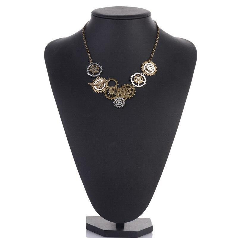 Steampunk Necklace Gears - Necklaces
