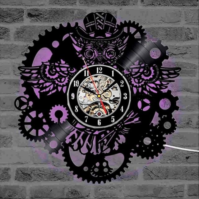 Steampunk Owl Pendulum Wall Clock – Steampunkstyler