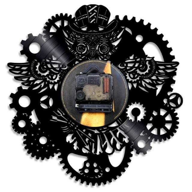 Steampunk Owl Pendulum Clock - Steampunk Clocks