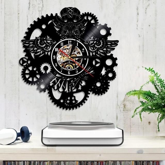 Steampunk Owl Pendulum Clock - Steampunk Clocks