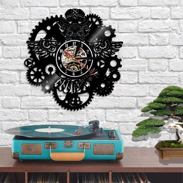 Steampunk Owl Pendulum Clock - Steampunk Clocks