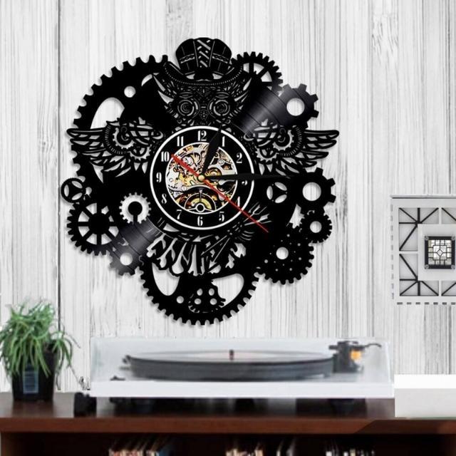 Steampunk Owl Pendulum Clock - Steampunk Clocks