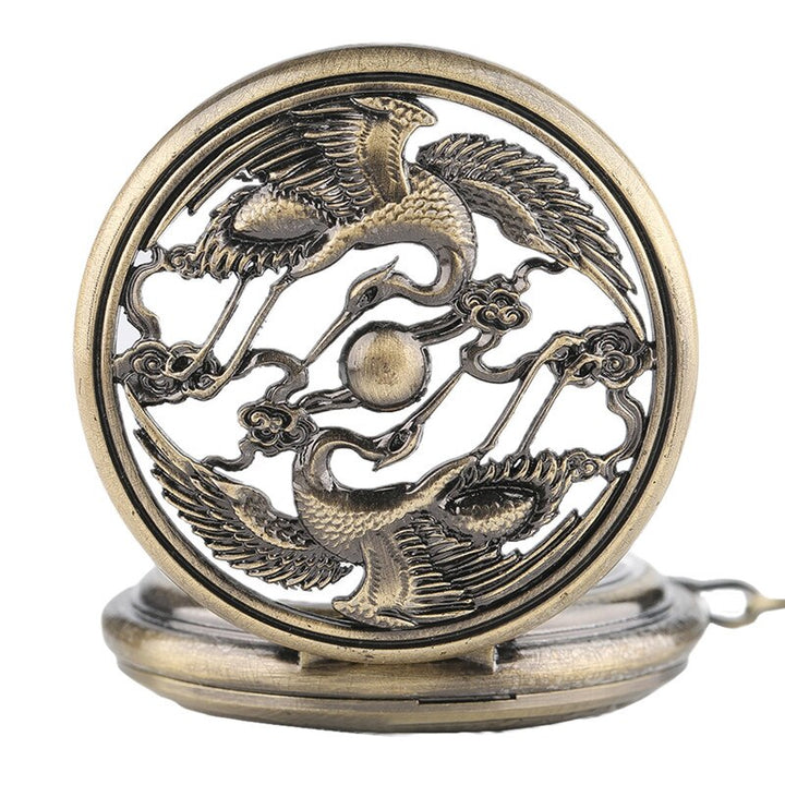 STEAMPUNK PHOENIX POCKET WATCH