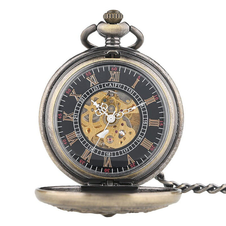 STEAMPUNK PHOENIX POCKET WATCH