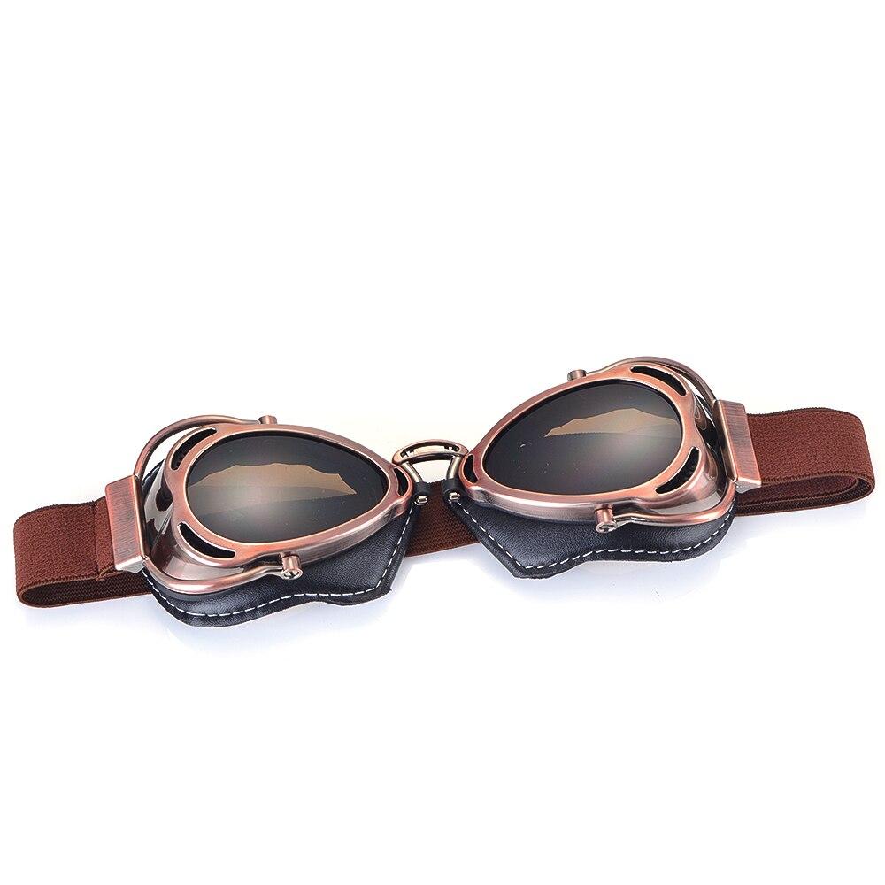 Steampunk Pilot Goggles - Transparent