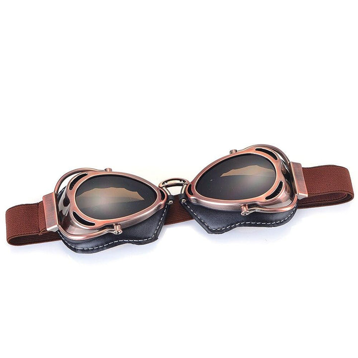 Steampunk Pilot Goggles - Transparent