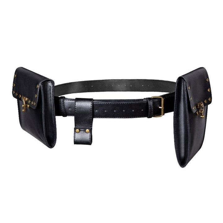 Steampunk Pirate Belt - Black - Steampunk Belt