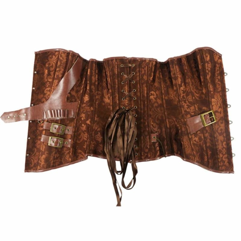 Grebrafan Steampunk Corsets Skirt Blouse Set Pirate Corset Outfits for  Women (US(2-4) XS, brown) : : Clothing, Shoes & Accessories