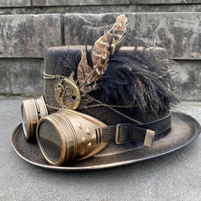 Steampunk Pirate Hat - Steampunk Hat