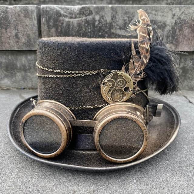 Steampunk Pirate Hat - Steampunk Hat