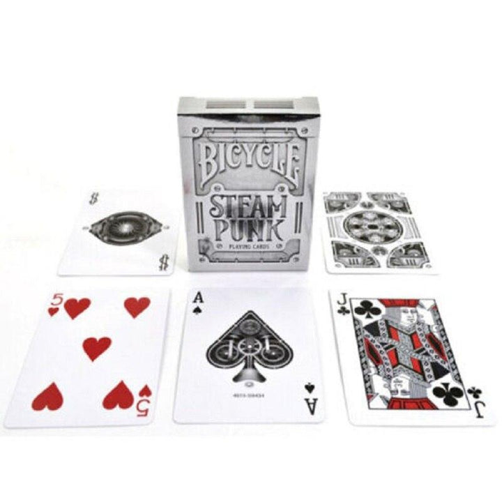 Steampunk Playing Cards - Silver - Steampunk Cards