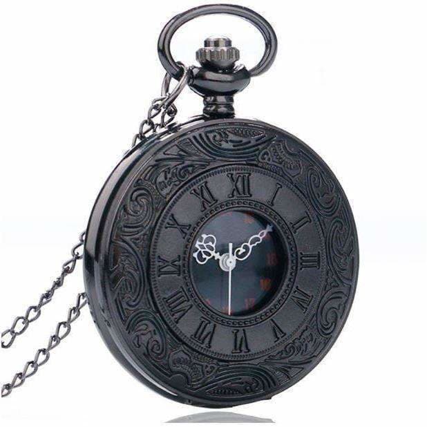 Steampunk Pocket Watch Black - Montre a Gousset