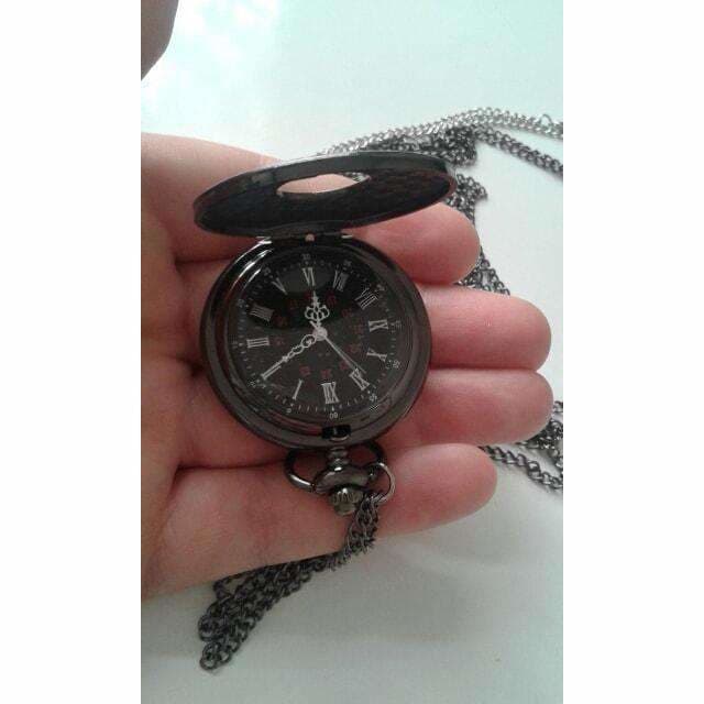 Steampunk Pocket Watch Black - Montre a Gousset