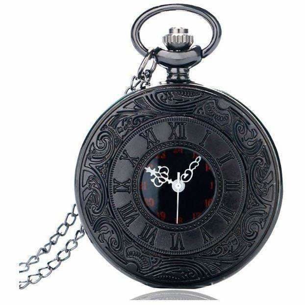 Steampunk Pocket Watch Black - Montre a Gousset