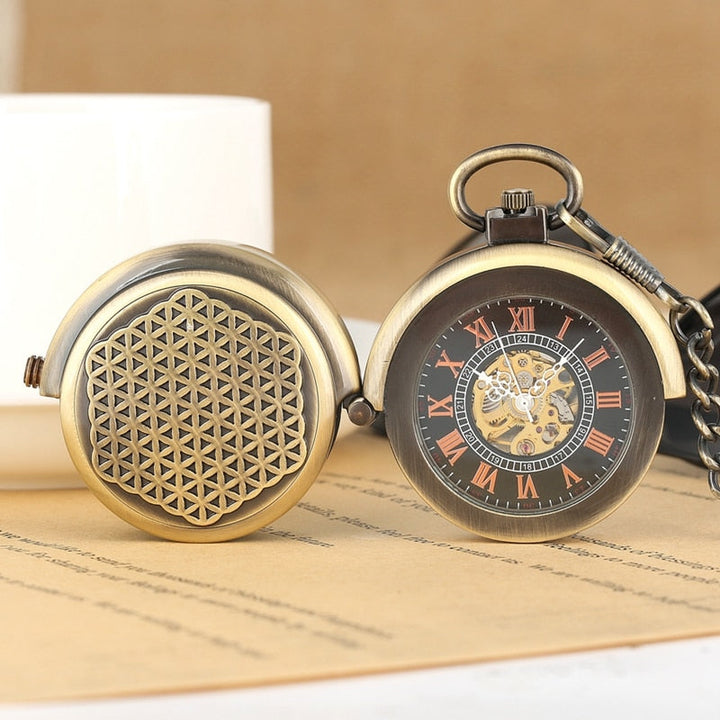 STEAMPUNK POCKET WATCH RETRO COPPER
