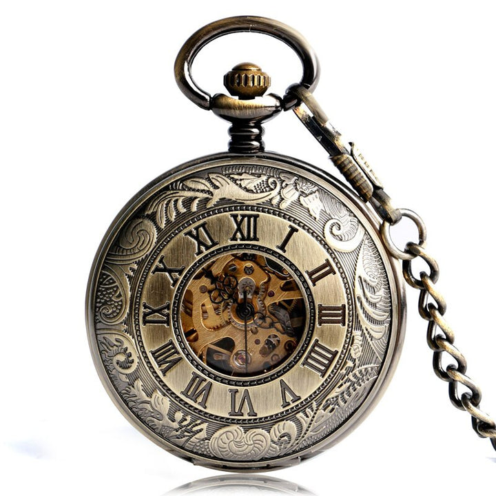 STEAMPUNK POCKET WATCH ROMAN STYLE