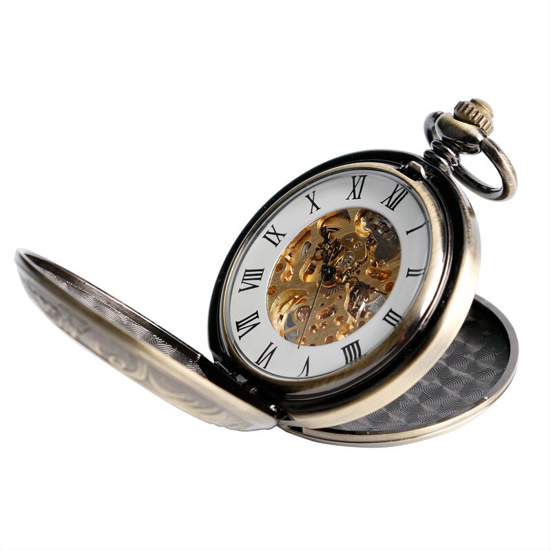 STEAMPUNK POCKET WATCH ROMAN STYLE