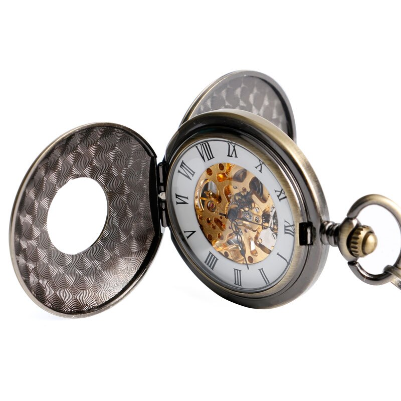 STEAMPUNK POCKET WATCH ROMAN STYLE