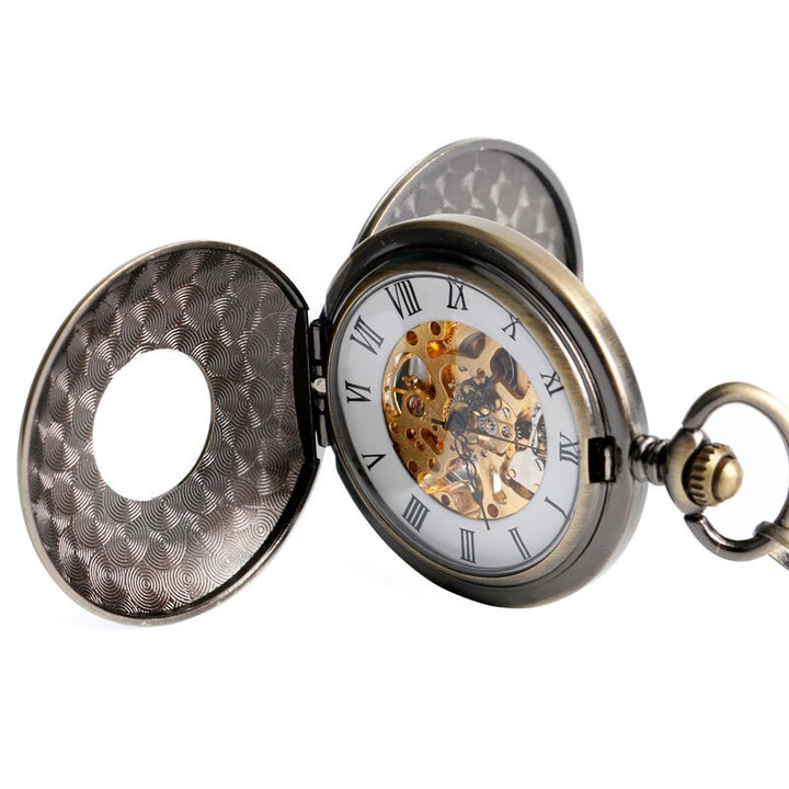 STEAMPUNK POCKET WATCH ROMAN STYLE