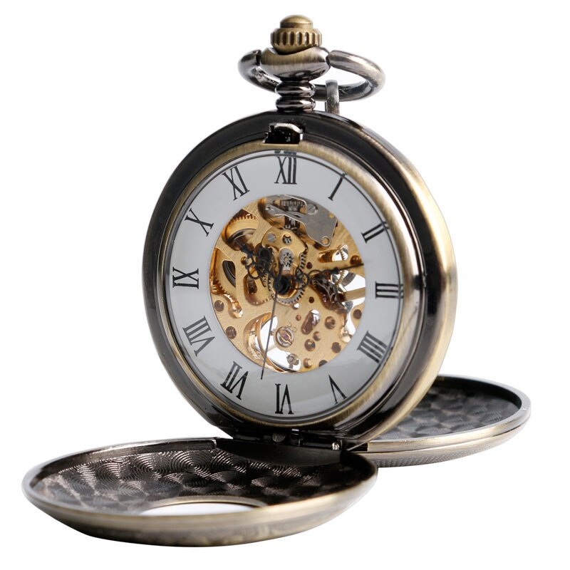 STEAMPUNK POCKET WATCH ROMAN STYLE