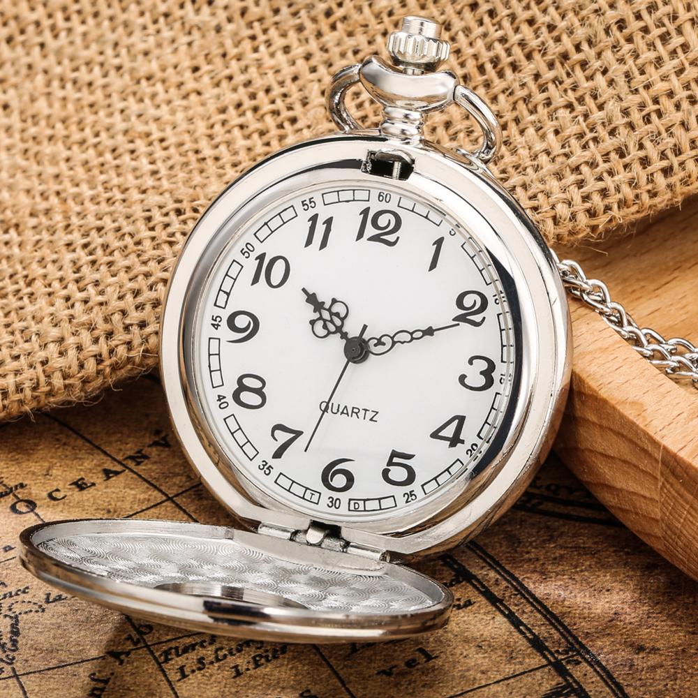 STEAMPUNK POCKET WATCH SILVER RETRO