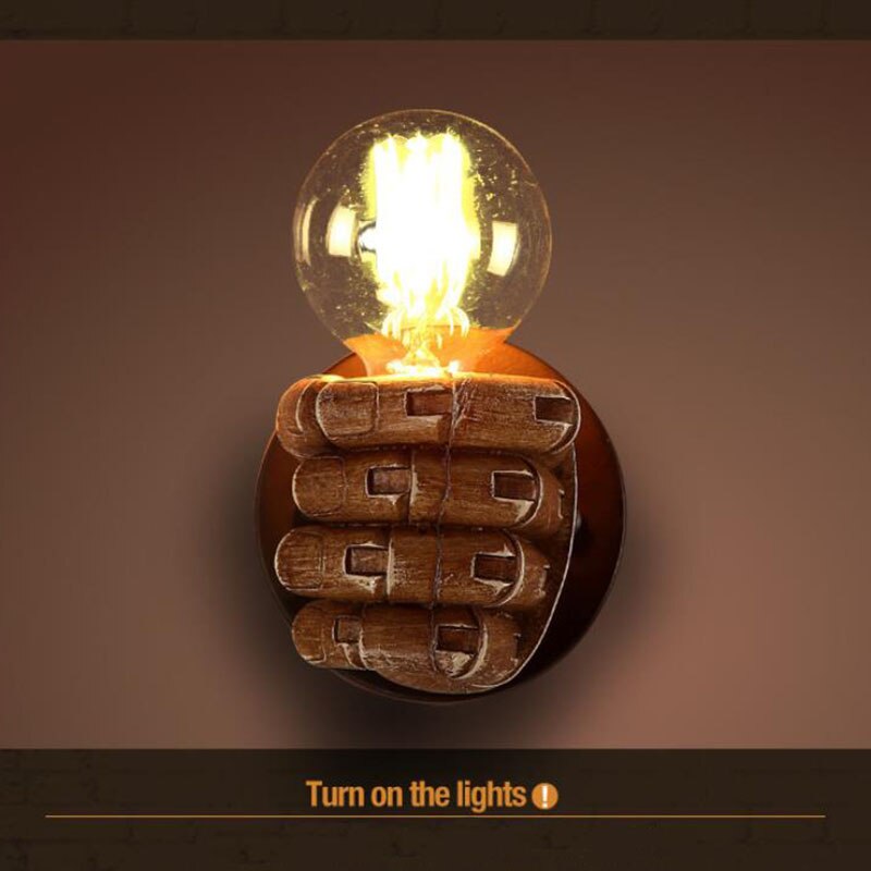 STEAMPUNK ROBOT HAND LAMP - LAMPS