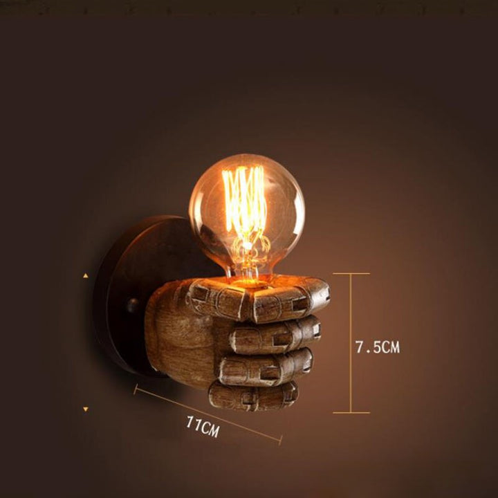 STEAMPUNK ROBOT HAND LAMP - LAMPS