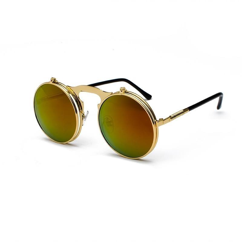 Steampunk Round Sunglasses - Steampunk Sunglasses