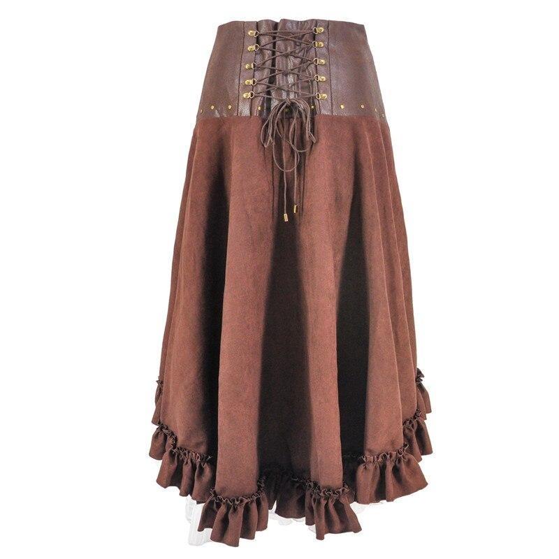 Steampunk Saloon Skirt - Steampunk Skirt