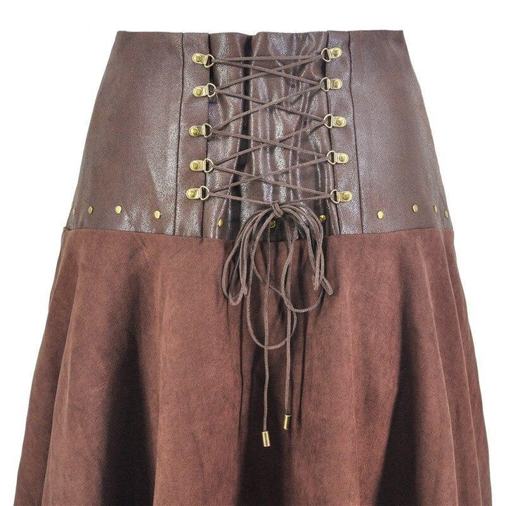 Steampunk Saloon Skirt - Steampunk Skirt