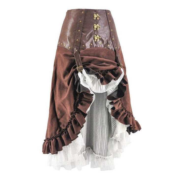 Steampunk Saloon Skirt - Steampunk Skirt