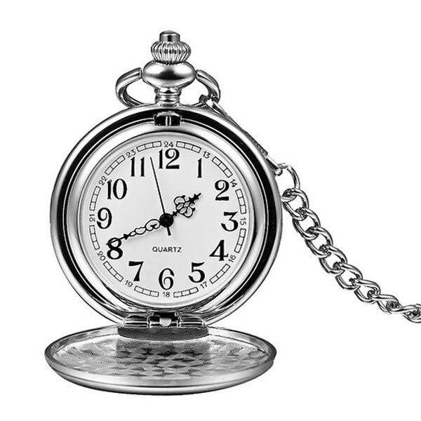 Steampunk Silver Pocket Watch - Steampunk Pocket Watches