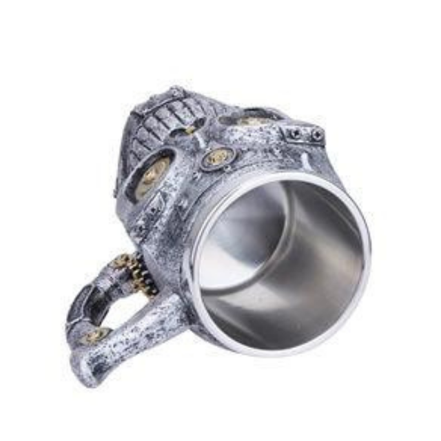 Steampunk Skull Mug