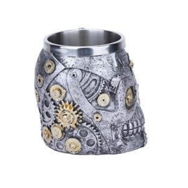 Steampunk Skull Mug