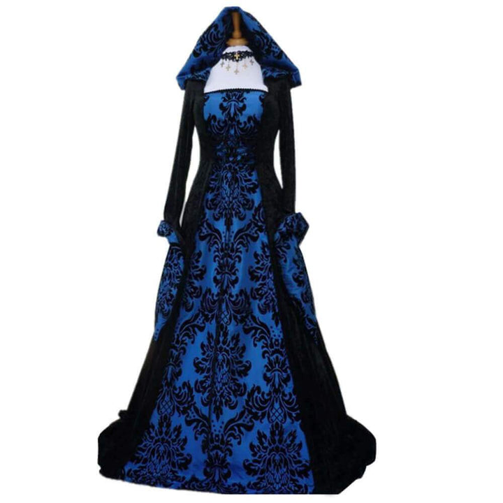 Steampunk Style Wedding Dresses - Blue / S - Steampunk 
