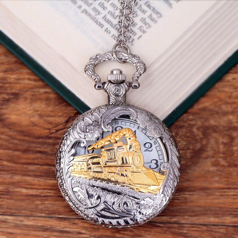 Steampunk Train Pocket Watch - Steampunk Pocket Watches