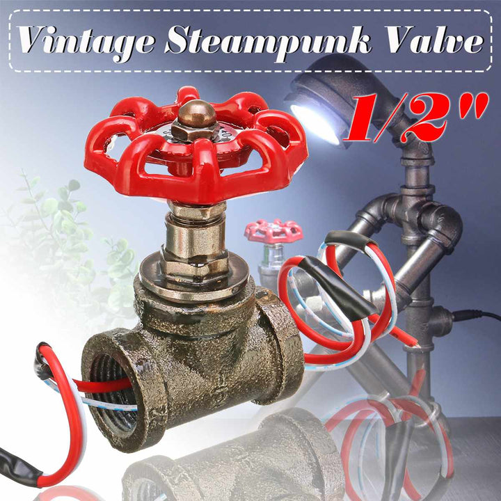 STEAMPUNK VALVE LIGHT SWITCH - LAMPS