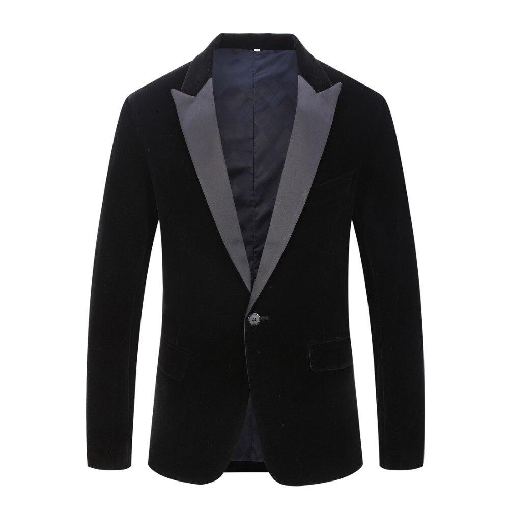 Steampunk Velvet Jacket - black / M - Steampunk Jackets