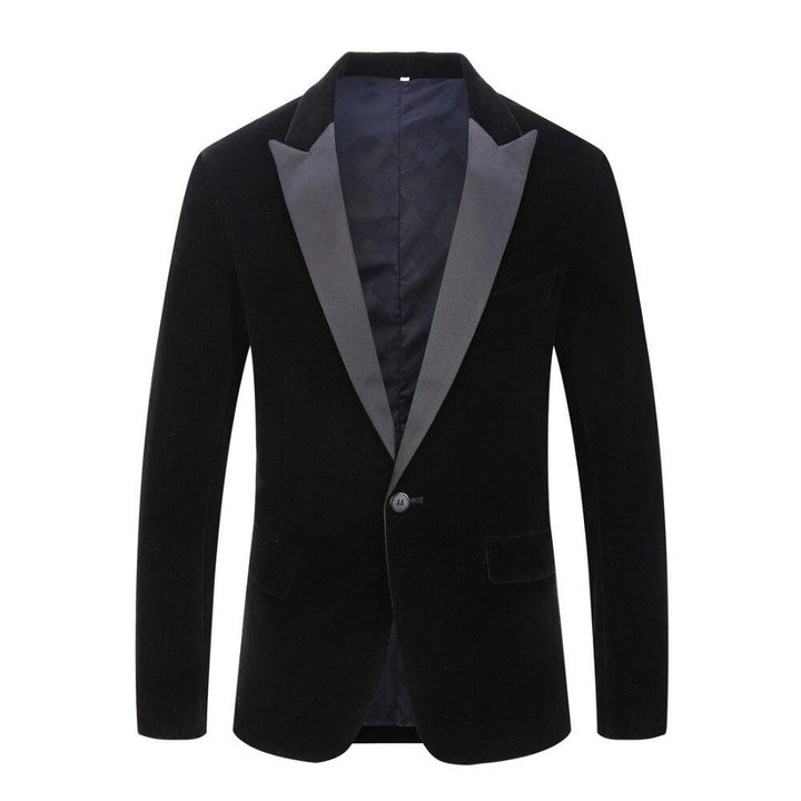 Steampunk Velvet Jacket - black / M - Steampunk Jackets