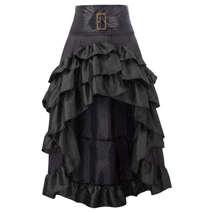 Steampunk Vex Skirt - Black / S - Steampunk Skirt