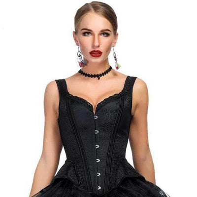 Women's Overbust Steampunk Vintage Retro Corset Bustier Shapewear (TWK1713)  - China Shapewear and Overbust price