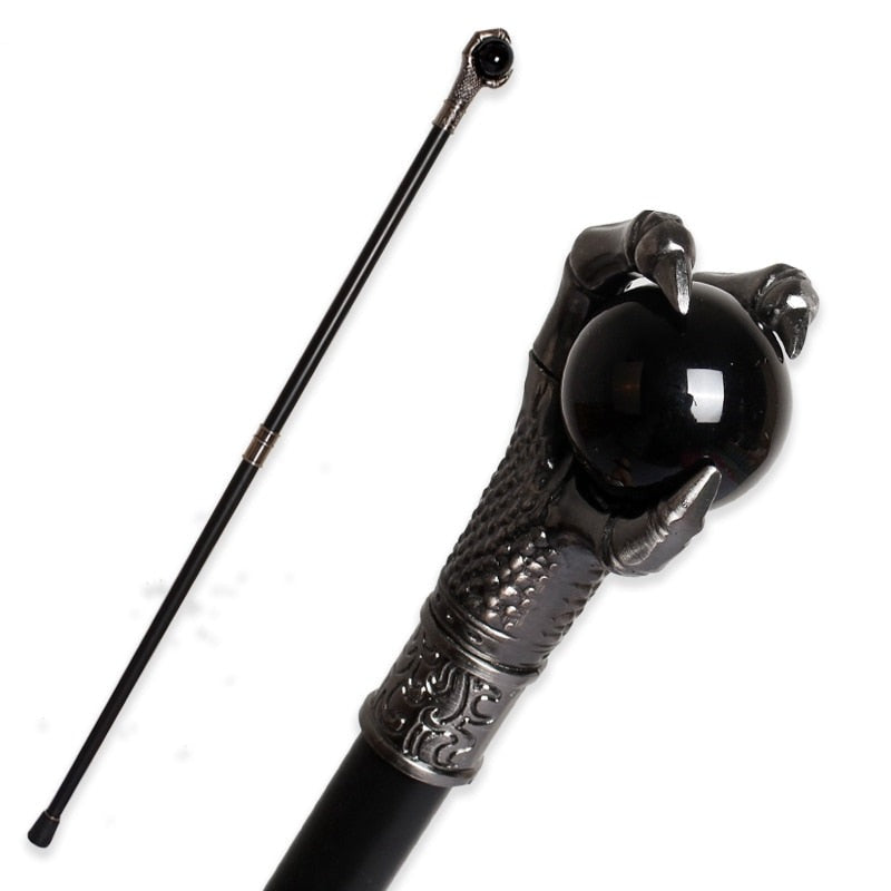 STEAMPUNK WIZARD CANE - BLACK - CANES