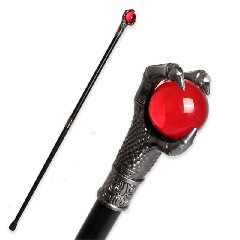 STEAMPUNK WIZARD CANE - RED - CANES