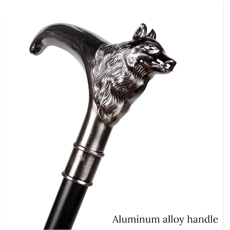 STEAMPUNK WOLF CANE