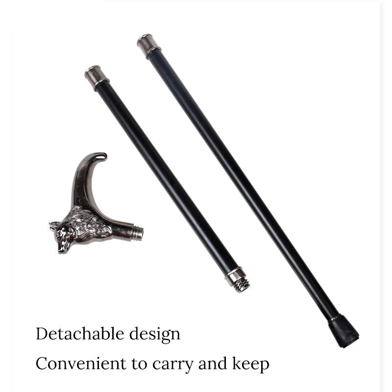 STEAMPUNK WOLF CANE